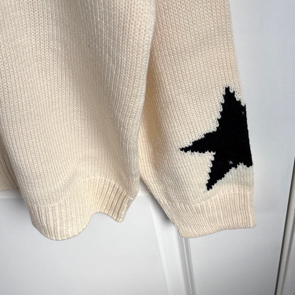 ADORA Cream Sweater with Black Star Accents - Picture 2 of 5